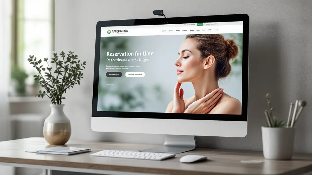 Refonte du site d'un cabinet d'ostéopathie intégrant la réservation en ligne